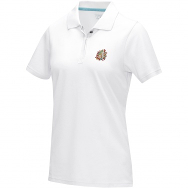Logotrade mainoslahja tuotekuva: Graphite short sleeve women’s organic polo